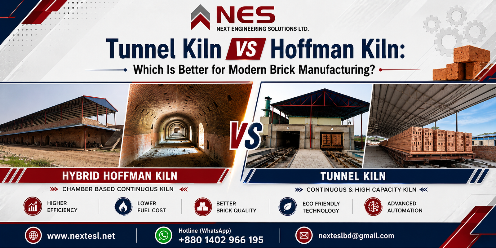 Tunnel Kiln vs Hoffman Kiln: Which Is Better for Modern Brick Manufacturing?