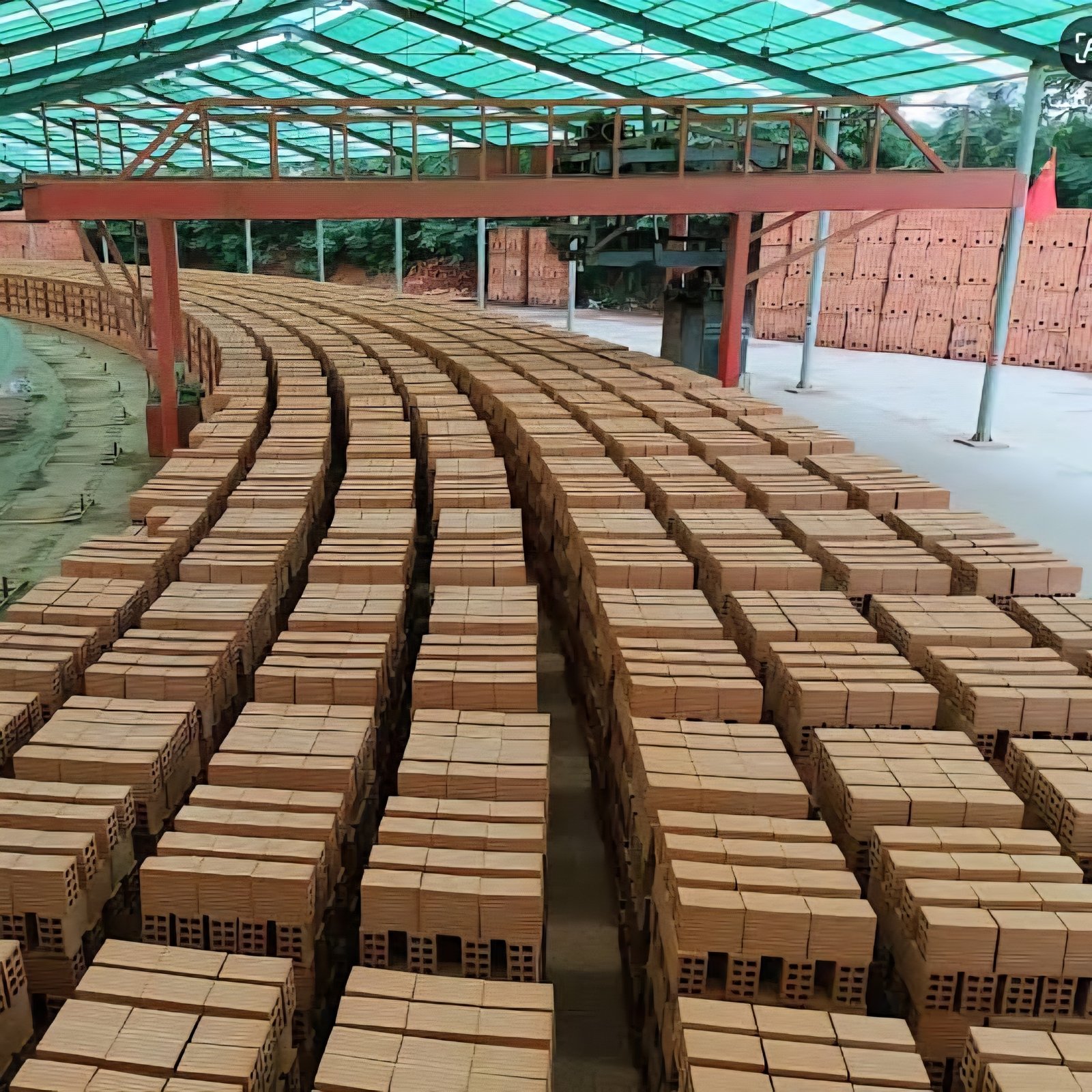Circular Rotary Kiln Brick Path