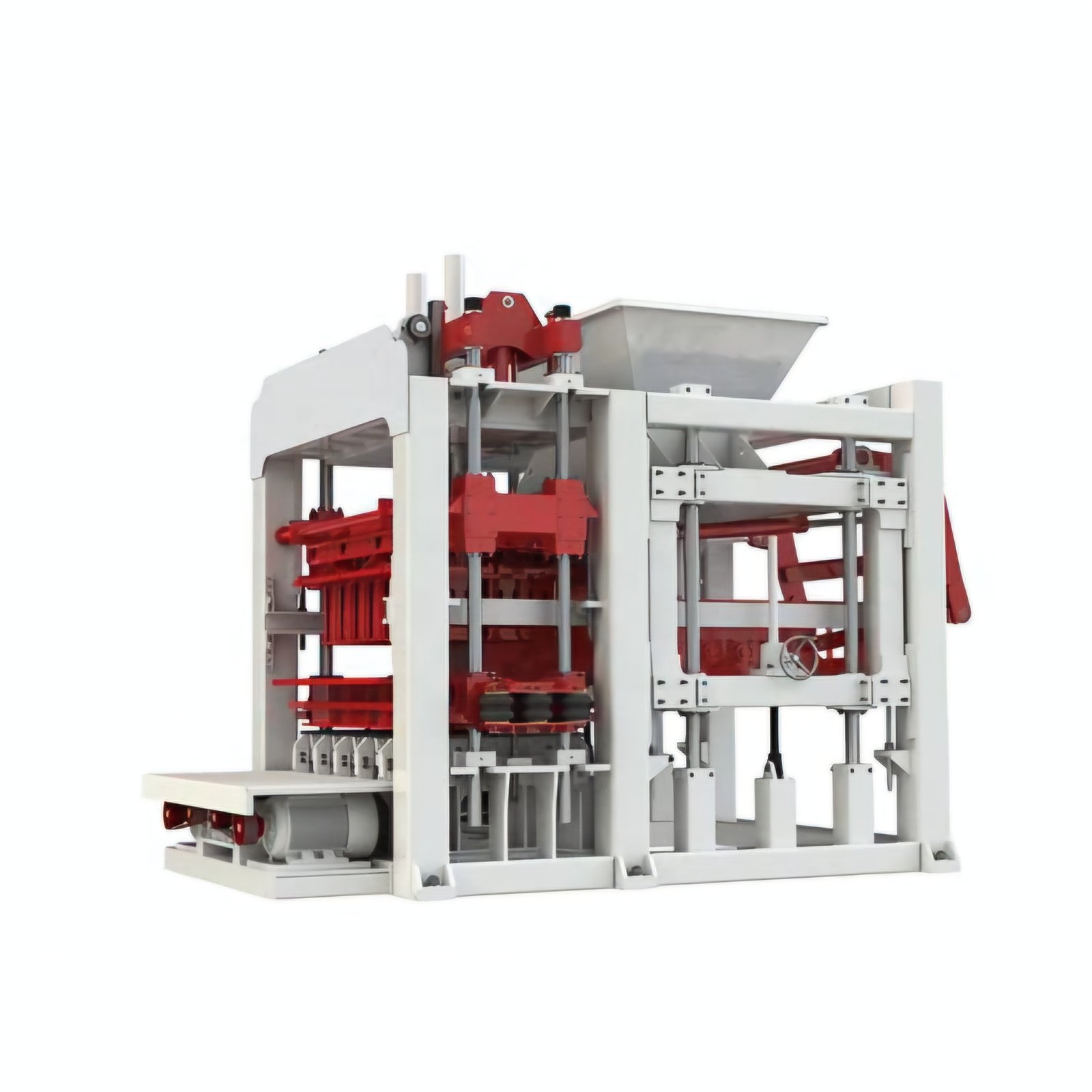 QT12-15 automatic block machine side view