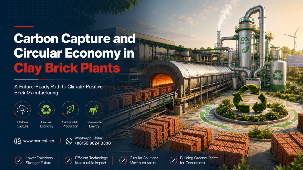Carbon Capture and Circular Economy in Clay Brick Plants: A Future-Ready Path to Climate-Positive Brick Manufacturing