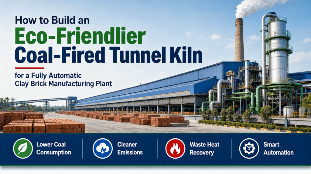 How to Build a Cleaner Coal-Fired Tunnel Kiln System for Automatic Clay Brick Manufacturing
